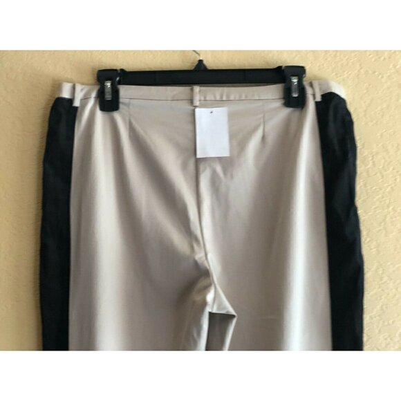 Harlowe & Graham Womens Beige Slim Side Pant S L - Picture 7 of 11